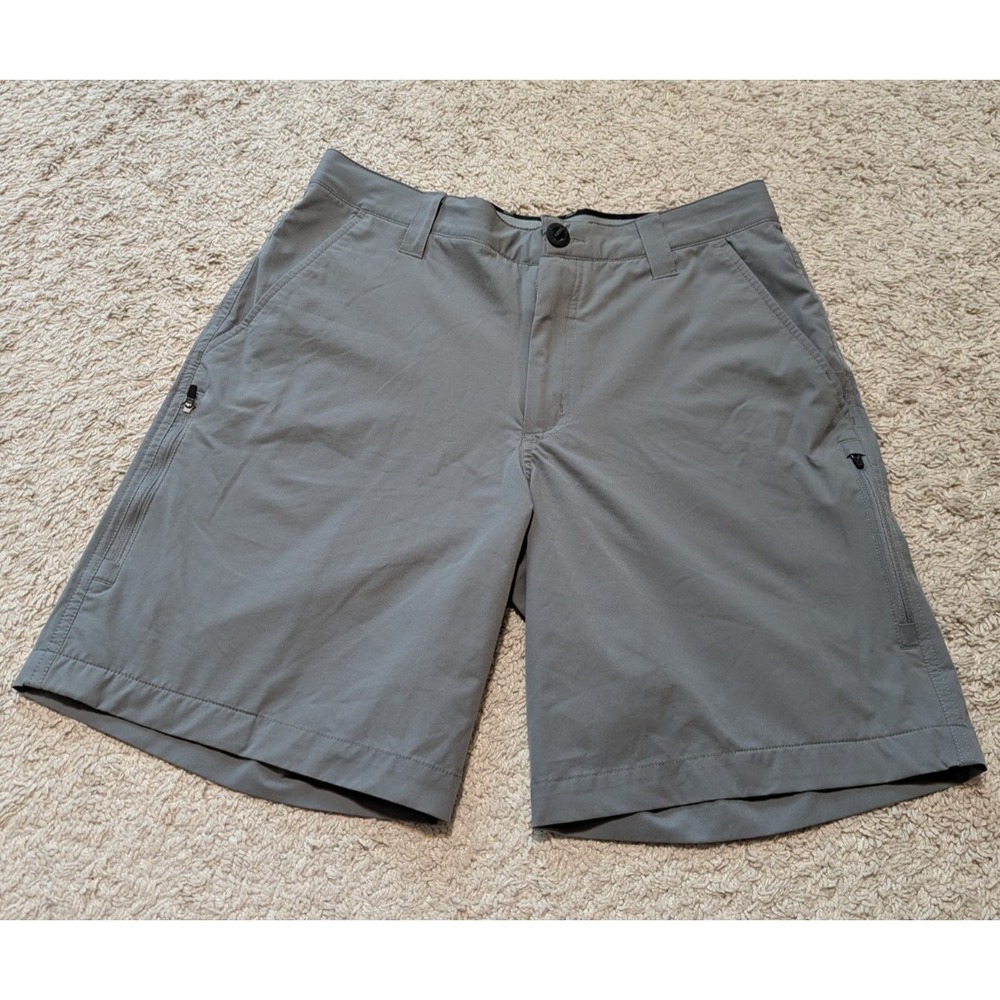 Orvis Shorts Mens Sz 30 Gray Stretch Performance Tech Golf Outdoor Hiking Preppy